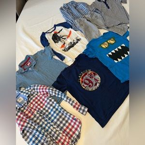 Bundle shirts shorts 10 11 12 Mini Boden, Crewcuts, Tea Collection, Harry Potter